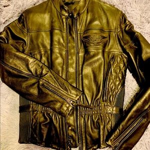 Genuine Harley Davidson womens Leather riding jacket